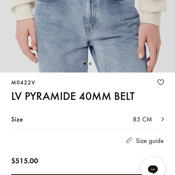 ‼️Men LV PYRAMIDE 40MM BELT‼️ - Picture 5 of 6